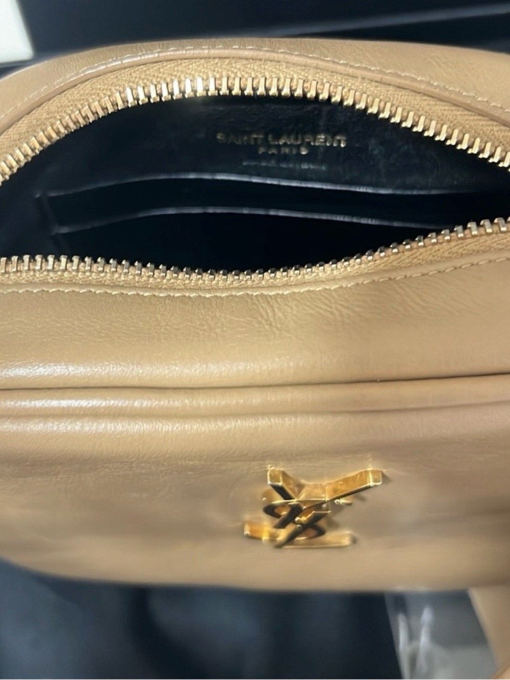 Saint Laurent Blogger Crossbody Small Ivory Leather - Picture 6 of 8